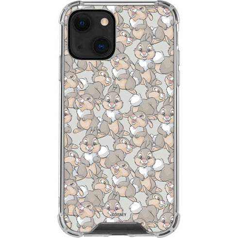 Disney Bambi Thumper Character Pattern iPhone 14 Clear Case