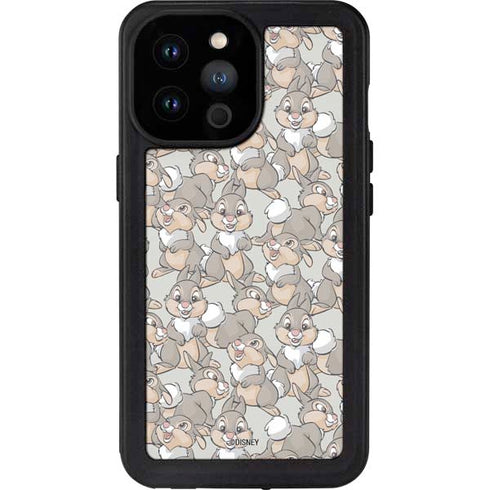 Disney Bambi Thumper Character Pattern iPhone 14 Pro Max Waterproof Case