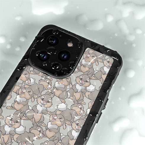 Disney Bambi Thumper Character Pattern iPhone 14 Pro Waterproof Case