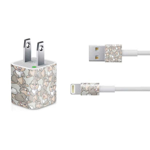 Disney Bambi Thumper Character Pattern iPhone Charger (5W USB) Skin