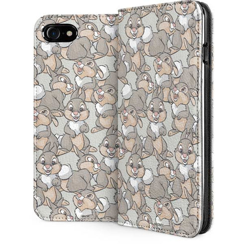 Disney Bambi Thumper Character Pattern iPhone SE (2nd & 3rd Gen) Folio Case