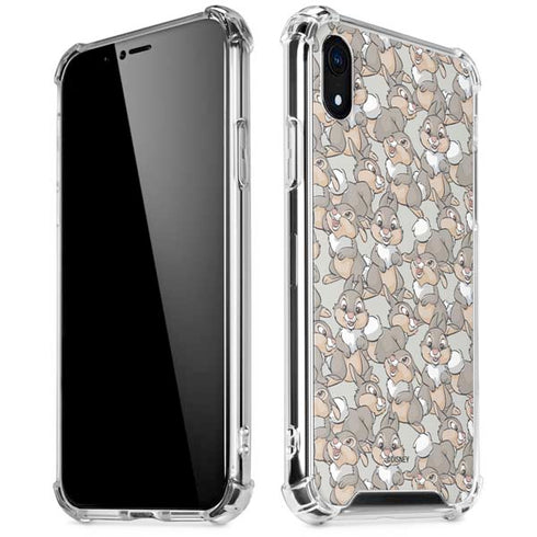 Disney Bambi Thumper Character Pattern iPhone XR Clear Case