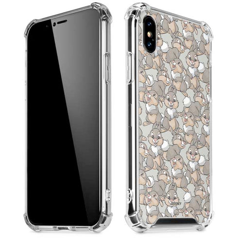 Disney Bambi Thumper Character Pattern iPhone XS Max Clear Case