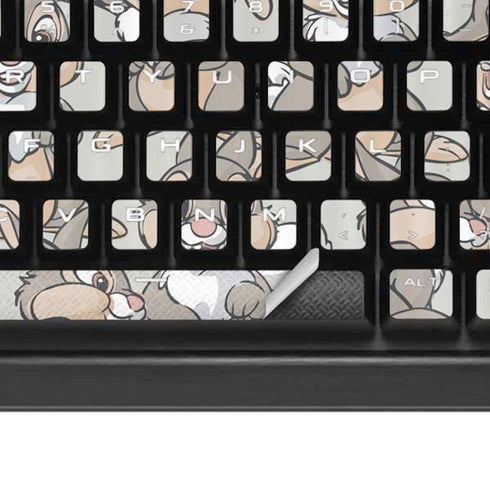 Disney Bambi Thumper Character Pattern K95 RGB PLATINUM Mechanical Gaming Keyboard Skin