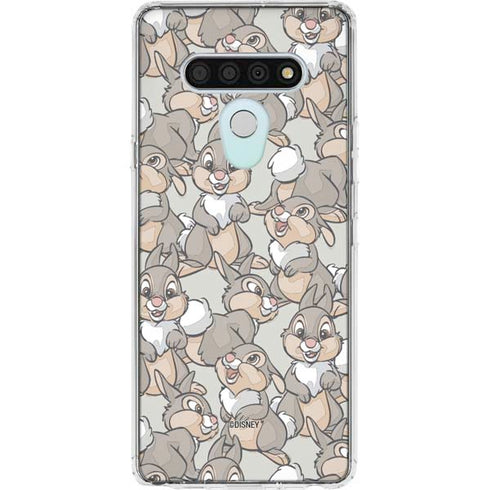 Disney Bambi Thumper Character Pattern LG Stylo 6 Clear Case