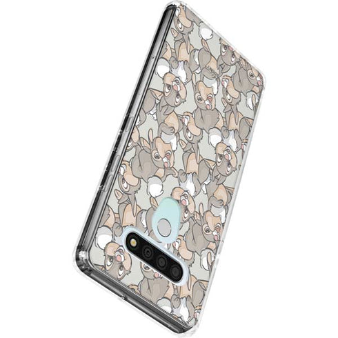 Disney Bambi Thumper Character Pattern LG Stylo 6 Clear Case