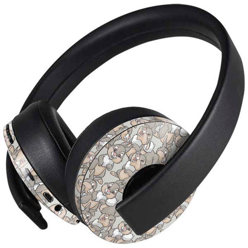 Disney Bambi Thumper Character Pattern PlayStation 4 Gold Wireless Headset Skin