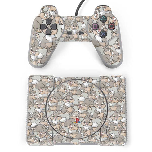 Disney Bambi Thumper Character Pattern PlayStation Classic Bundle Skin