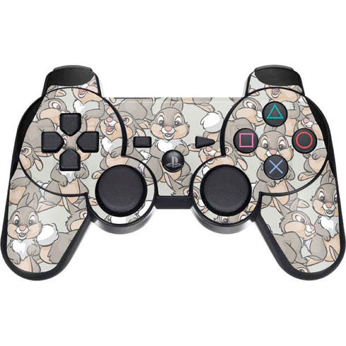 Disney Bambi Thumper Character Pattern PS3 Dual Shock wireless controller Skin