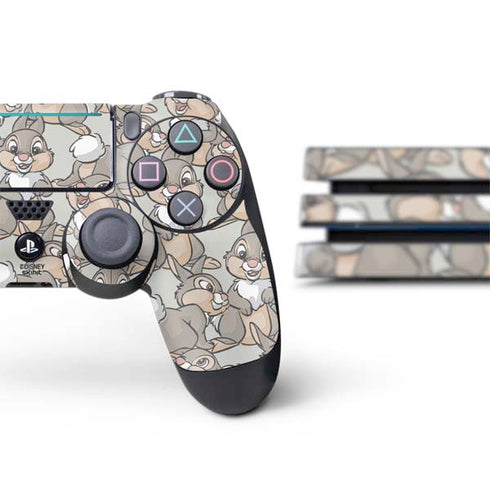 Disney Bambi Thumper Character Pattern PS4 Pro Bundle Skin