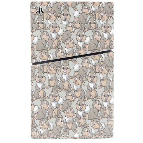 Disney Bambi Thumper Character Pattern PS5 Slim Digital Edition Console Skin