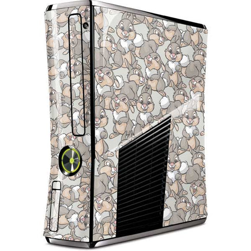 Disney Bambi Thumper Character Pattern Xbox 360 Slim (2010) Skin