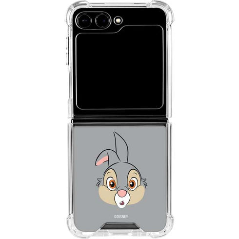 Disney Bambi Thumper Portrait Galaxy Z Flip5 5G Clear Case
