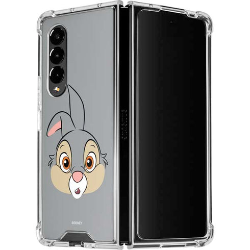 Disney Bambi Thumper Portrait Galaxy Z Fold4 5G Clear Case