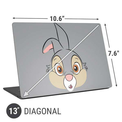 Disney Bambi Thumper Portrait Universal Laptop 13in (10.6 x 7.6in) Skin