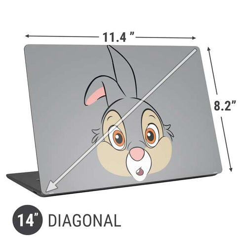 Disney Bambi Thumper Portrait Universal Laptop 14in (11.4 x 8.2in) Skin