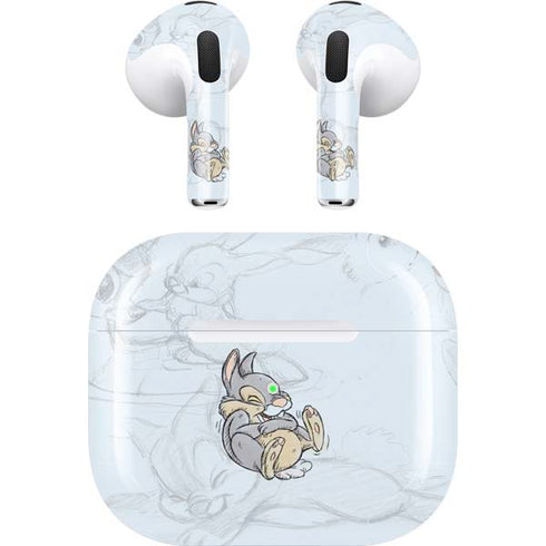 Disney Bambi Thumper Sketched portrait Apple AirPods (3rd Gen 2021) Skin