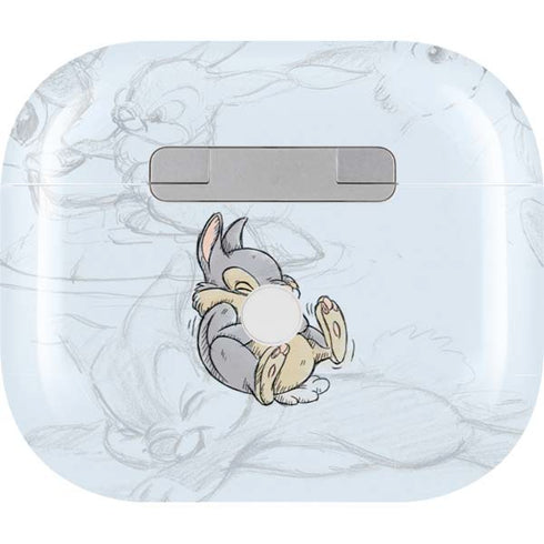 Disney Bambi Thumper Sketched portrait Apple AirPods (3rd Gen 2021) Skin