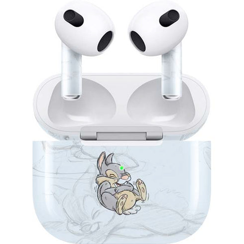 Disney Bambi Thumper Sketched portrait Apple AirPods (3rd Gen 2021) Skin