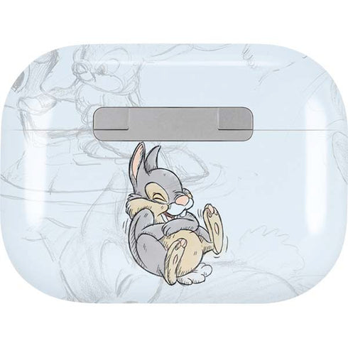 Disney Bambi Thumper Sketched portrait Apple AirPods Pro Skin