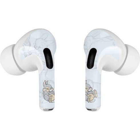 Disney Bambi Thumper Sketched portrait Apple AirPods Pro Skin