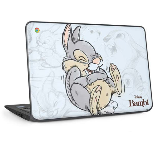 Disney Bambi Thumper Sketched portrait HP Chromebook Skin