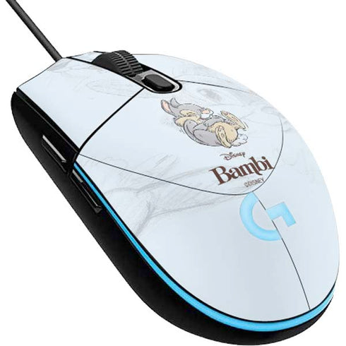 Disney Bambi Thumper Sketched portrait G203 Prodigy RGB Wired Gaming Mouse Skin