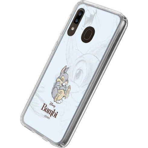 Disney Bambi Thumper Sketched portrait Galaxy A20 Clear Case