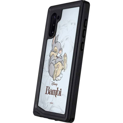Disney Bambi Thumper Sketched portrait Galaxy Note 10 Waterproof Case
