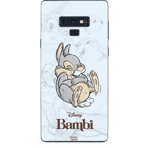 Disney Bambi Thumper Sketched portrait Galaxy Note 9 Skin