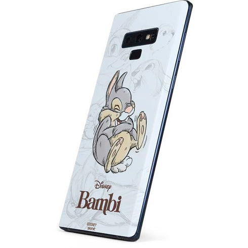 Disney Bambi Thumper Sketched portrait Galaxy Note 9 Skin