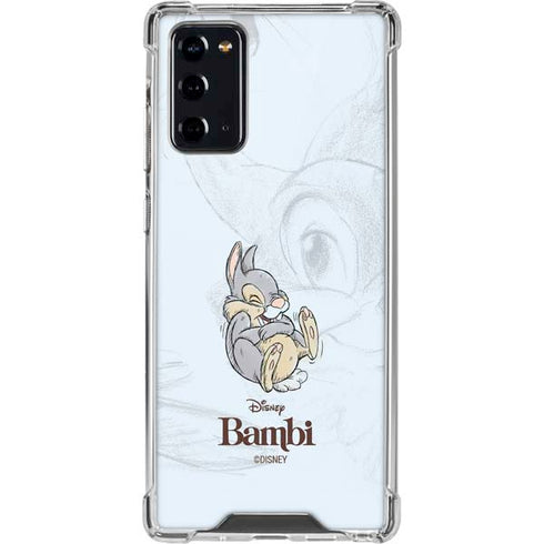 Disney Bambi Thumper Sketched portrait Galaxy Note20 5G Clear Case