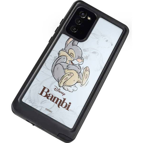 Disney Bambi Thumper Sketched portrait Galaxy Note20 5G Waterproof Case