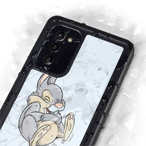 Disney Bambi Thumper Sketched portrait Galaxy Note20 5G Waterproof Case