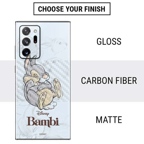 Disney Bambi Thumper Sketched portrait Galaxy Note20 Ultra 5G Skin