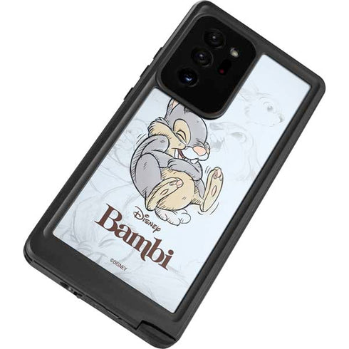 Disney Bambi Thumper Sketched portrait Galaxy Note20 Ultra 5G Waterproof Case