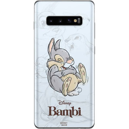 Disney Bambi Thumper Sketched portrait Galaxy S10 Plus Skin
