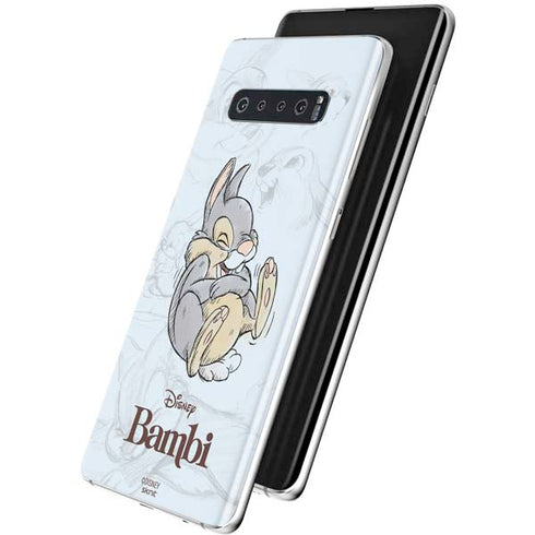 Disney Bambi Thumper Sketched portrait Galaxy S10 Plus Skin