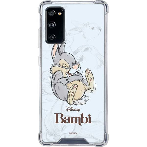 Disney Bambi Thumper Sketched portrait Galaxy S20 FE Clear Case