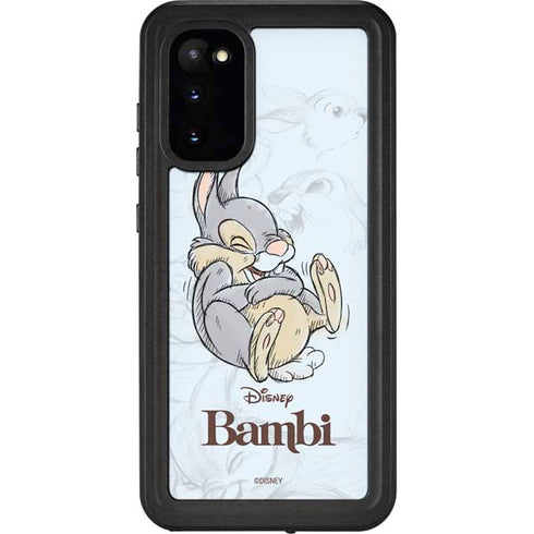 Disney Bambi Thumper Sketched portrait Galaxy S20 Waterproof Case