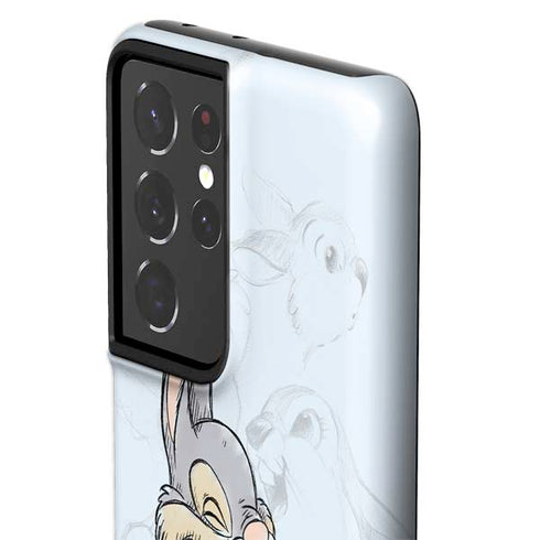 Disney Bambi Thumper Sketched portrait Galaxy S21 Ultra 5G Pro Case