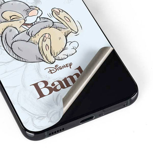 Disney Bambi Thumper Sketched portrait Galaxy S22 Plus Skin