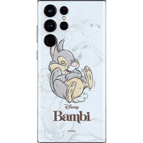 Disney Bambi Thumper Sketched portrait Galaxy S22 Ultra Skin