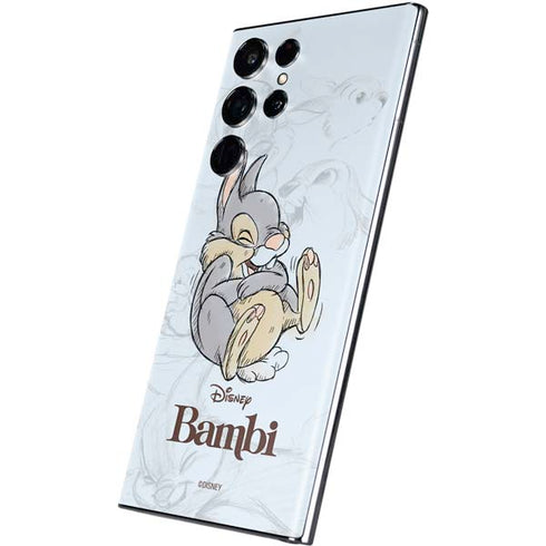 Disney Bambi Thumper Sketched portrait Galaxy S22 Ultra Skin