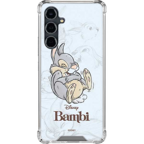 Disney Bambi Thumper Sketched portrait Galaxy S23 FE Clear Case