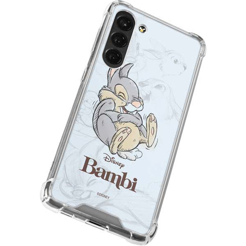 Disney Bambi Thumper Sketched portrait Galaxy S23 Plus Clear Case