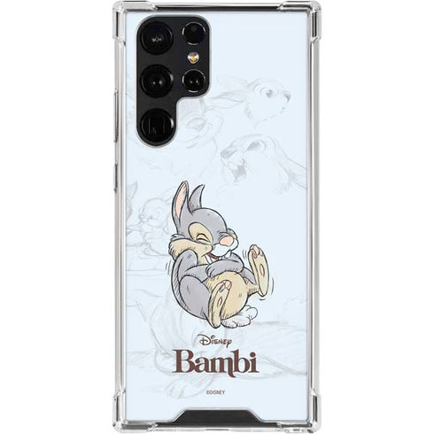 Disney Bambi Thumper Sketched portrait Galaxy S23 Ultra Clear Case