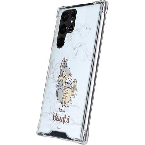 Disney Bambi Thumper Sketched portrait Galaxy S23 Ultra Clear Case