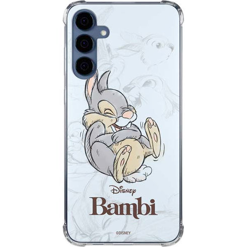 Disney Bambi Thumper Sketched portrait Galaxy S24 Clear Case