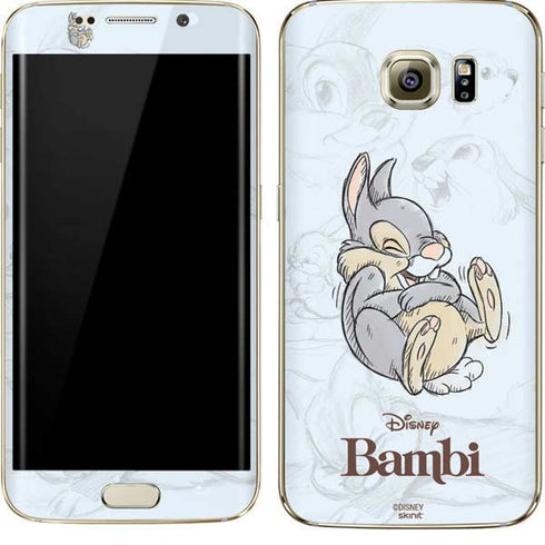 Disney Bambi Thumper Sketched portrait Galaxy S7 Edge Skin